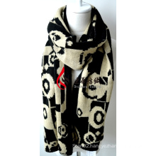 Acrylic Knitted Shawl (12-BR201812-19)